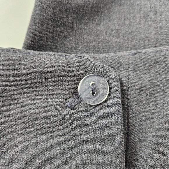 Kenneth Cole Women's Gray Dress Pants Size 12 Work Career Elegant Chic Mid Rise - Picture 6 of 7